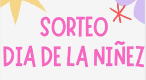 Sorteo por el día de la niñez