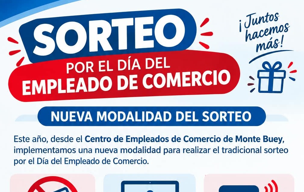Sorteo por el Día del Empleado de Comercio